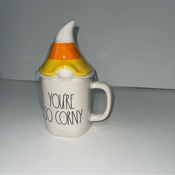 Rae Dunn “You’re So Corny” Mug With Its Topper/ Lid - New In Box- Reemoly - Picture 2 of 10